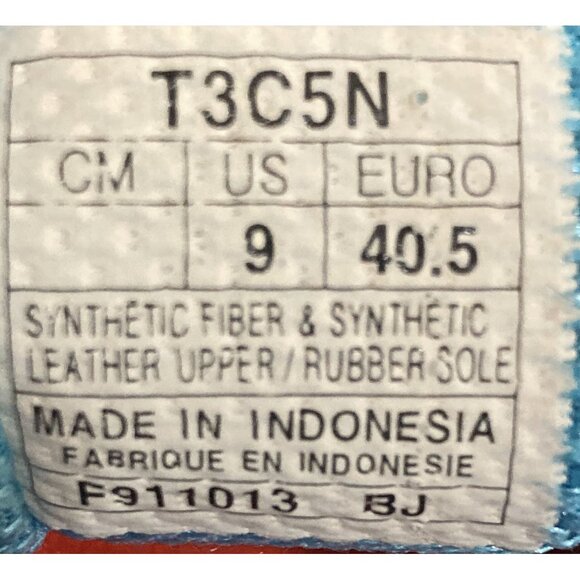 Asics T3C5N Gel-Cumulus 15 Womens Size 9 Blue Orange Mesh Running sneaker Shoes - Picture 8 of 8